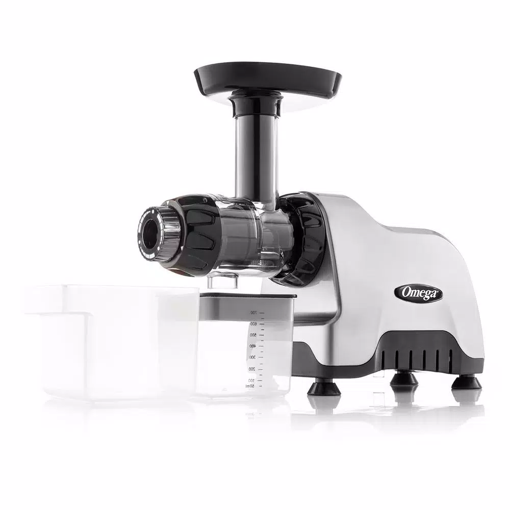 Omega CNC80S Compact Slow Masticating Juicer and Nutrition System, Silver