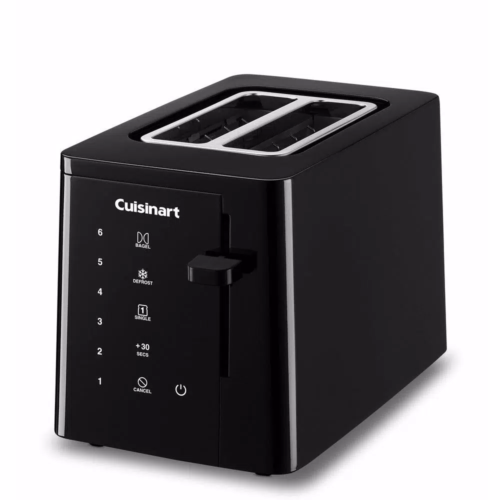 Cuisinart T-Series 2-Slice Black Wide Slot Touchscreen Toaster
