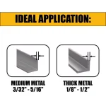 DEWALT 6 in. 24 TPI Bi-Metal Straight Back Reciprocating Saw Blades, 5-Pack thumbnail 2