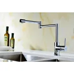 ANZZI Manis Series Deck-Mounted Pot Filler, Polished Chrome thumbnail 6