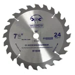 GRIP TIGHT TOOLS Grip Tight Professional 7-1/4 in. 24-Tooth Tungsten Carbide Tipped Circular Saw Blades, Multi-Purpose (25-Pack) thumbnail 4