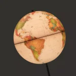 Waypoint Geographic Vertigo 15 in. Illuminated Antique Oceans Floor Standing Globe thumbnail 2