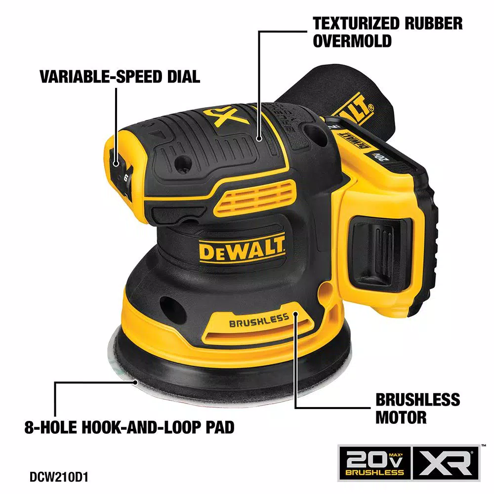 DEWALT 20V MAX Cordless 8-Tool Combo Kit with (2) 2.0 Ah Batteries & Charger
