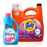 Tide Plus Febreze Spring and Renewal Liquid Laundry Detergent (72 Loads) and Downy April Fresh Fabric Softener (60 Loads) thumbnail 1