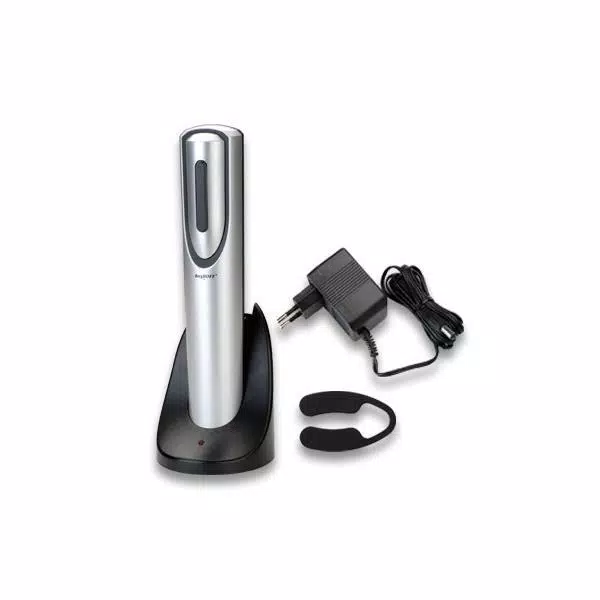 BergHOFF Geminis Electric Wine Opener with Charging Stand and Foil Cutter - Black