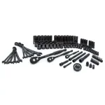 Husky 105-Piece Universal Mechanics Tool Set with 100-Position Ratchets and Knurl Grip Sockets thumbnail 2