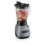Hamilton Beach Wave Crusher 800W Blender with 40 oz. Pitcher and 20 oz. Travel Jar, Gray thumbnail 1