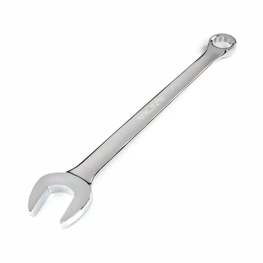 TEKTON 47 mm Combination Wrench, 12-Point Box End, Chrome Vanadium Steel