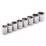 Husky 18-Piece 3/8 in. Drive Ratchet and SAE/Metric Socket Set thumbnail 6