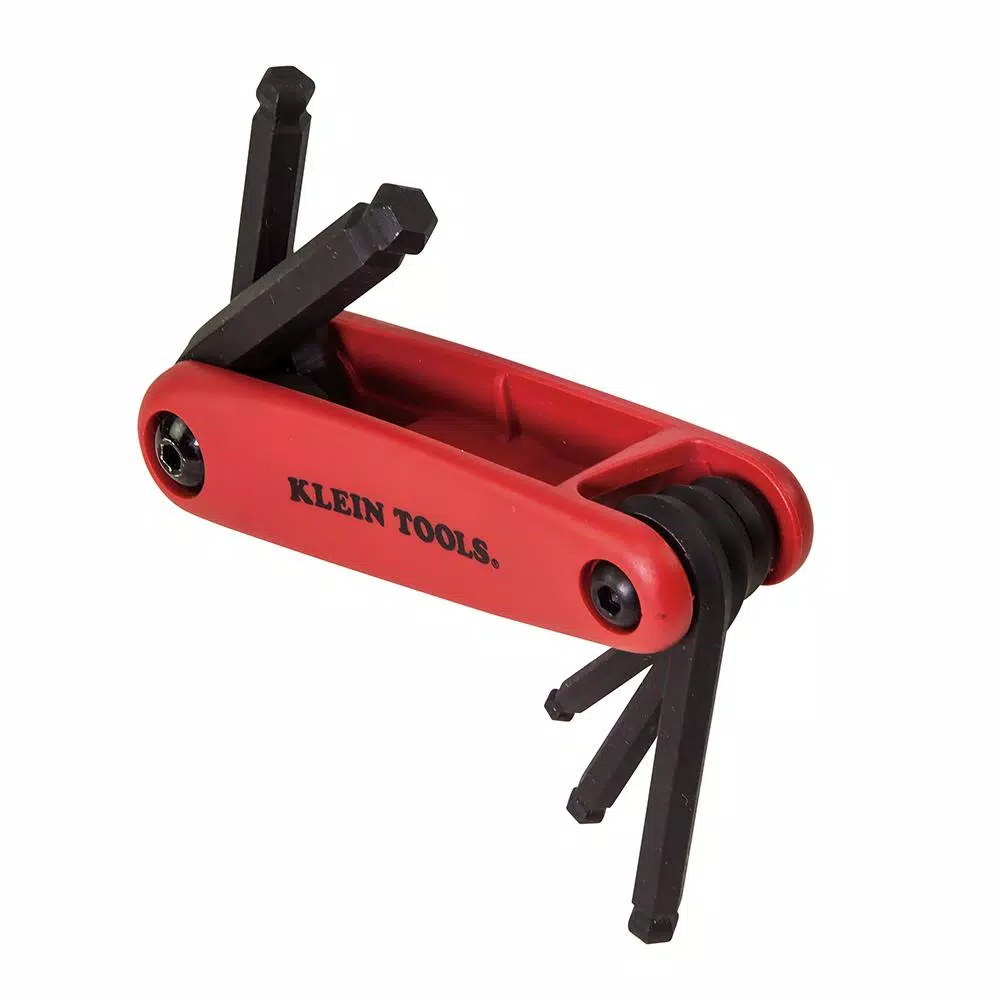 Klein Tools 70572 Grip-It Metric Hex Key Set, 5-Piece
