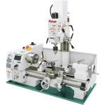 Grizzly Industrial 8 in. x 16 in. Variable-Speed Lathe with Milling Head Combination Unit thumbnail 1