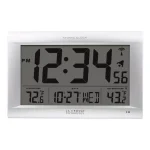 La Crosse Technology Jumbo Atomic Digital Wall Clock with Outdoor Temperature Sensor & WWVB Radio Controlled Time thumbnail 1