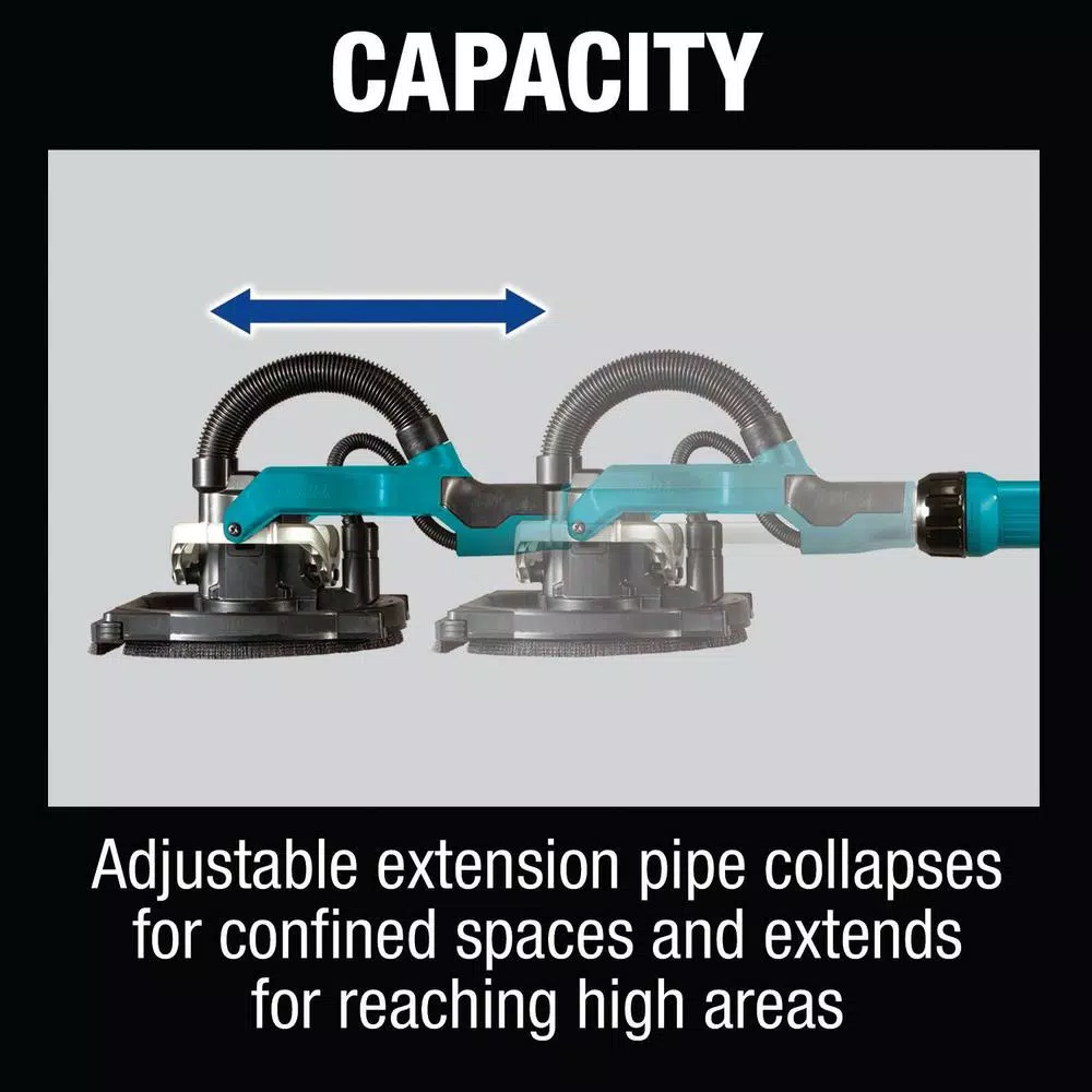 Makita 18V LXT Brushless 9 in. Drywall Sander Kit with Bonus 2-Piece 18V LXT Compact Combo Kit