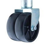 Max Load 2000 lb. Capacity Side Wind Trailer Jack with Dual Wheels and Horizontal Mounts thumbnail 2