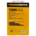 PowerDrive 750W DC to AC Power Inverter with Dual USB and USB-C Ports thumbnail 2