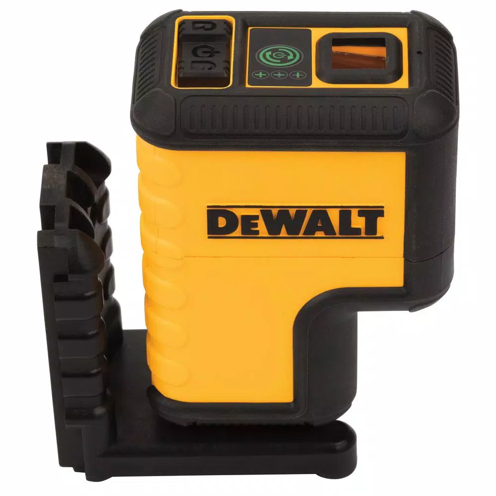 DEWALT 120 ft. Green Self-Leveling 3-Spot Laser Level with Case