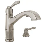 Delta Allentown Single-Handle Pull-Out Kitchen Faucet with Soap Dispenser, Stainless thumbnail 9
