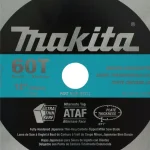 Makita 12 in. 60-Teeth Micro-Polished Miter Saw Blade for Wood thumbnail 3