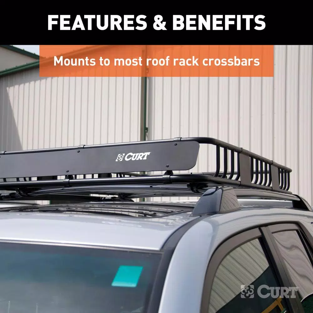 CURT 18117 Roof Cargo Basket Extension for 18115 Cargo Carrier