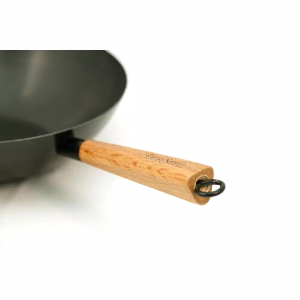 Cook Pro 14 in. Professional Heavy Duty Carbon Steel Wok with Assist Handle