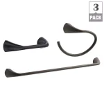 KOHLER Alteo 3-Piece Bathroom Hardware Set, Oil-Rubbed Bronze thumbnail 2