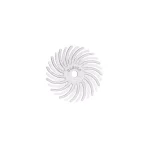 Dedeco Sunburst Radial Discs 120-Grit Medium 5/8 in. Arbor Rotary Cleaning and Polishing Tool (12-Pack) thumbnail 1