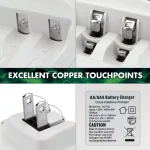 ACDelco AA/AAA NiMH Rechargeable Quick Charger Kit with 2 AA Batteries thumbnail 8