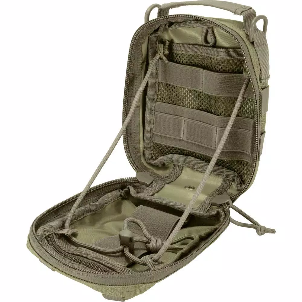 BARSKA CX-900 First Aid Utility Pouch, MOLLE Compatible, OD Green