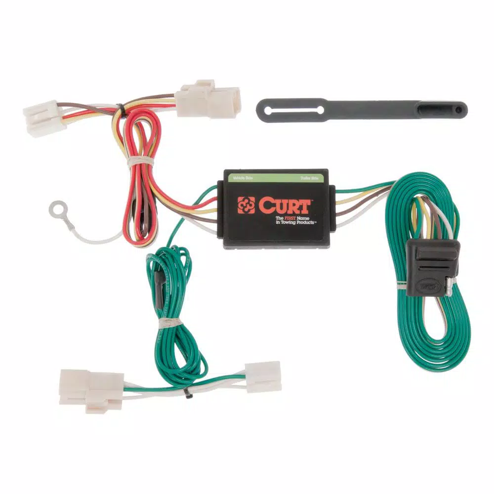 CURT Custom Vehicle-Trailer Wiring Harness for Hyundai Accent Sedan, 4-Way Flat Output