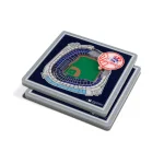 YouTheFan MLB New York Yankees StadiumViews 3D Acrylic Coasters, 2-Pack thumbnail 1