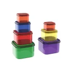 Classic Cuisine 7-Piece Color Coded Portion Control Meal Prep Container Set thumbnail 4