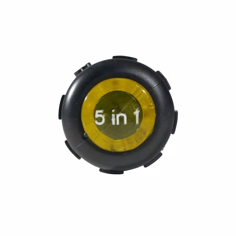 Klein Tools 5-in-1 Screwdriver and Nut Driver with Cushion Grip Handle