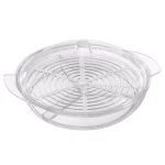 Classic Cuisine Cold Veggie Tray Serving Platter with Cooling Compartment and Domed Lid, 6-Piece Set thumbnail 1