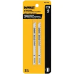 DEWALT 4 in. 10 TPI Laminate Down Cutting Jig Saw Blades, U-Shank (2-Pack) thumbnail 2