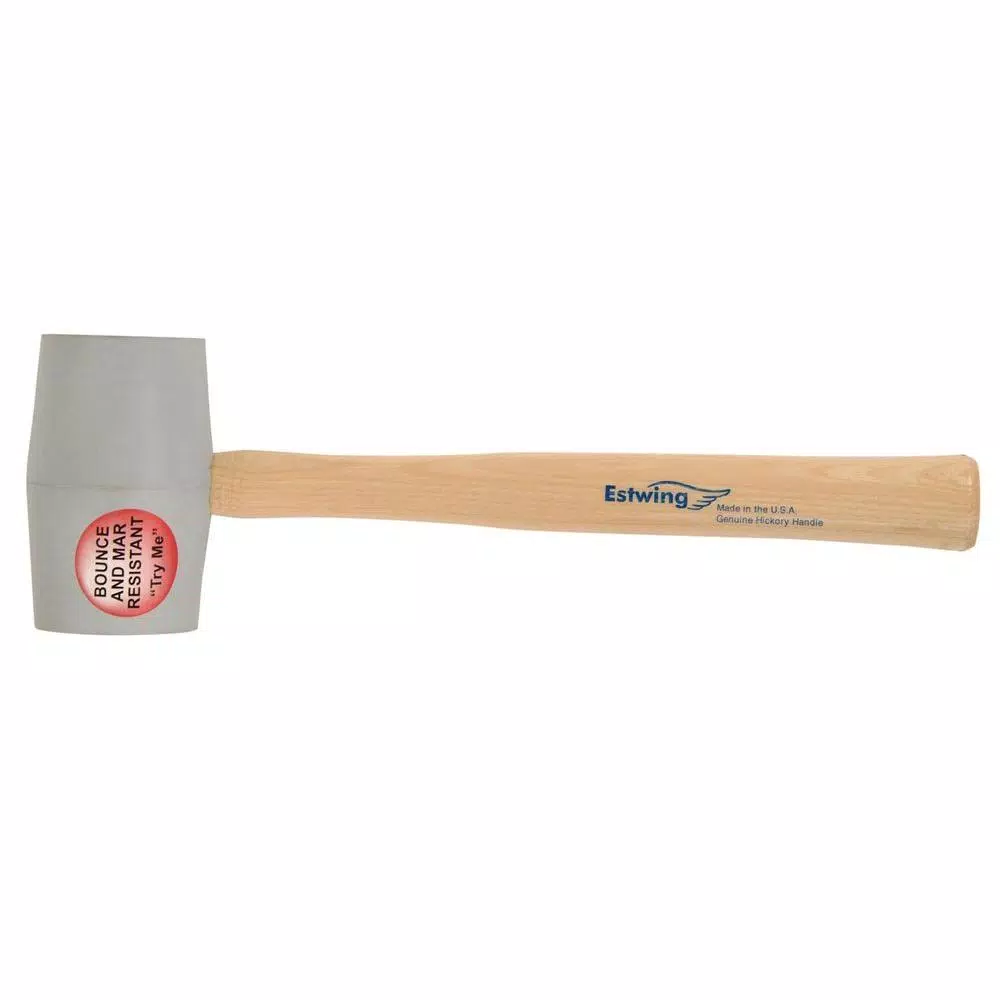 Estwing 12 oz. Deadhead Non-Marring Rubber Mallet with Hickory Handle