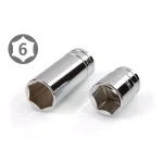 TEKTON 58-Piece 1/2 in. Drive Socket Set, 3/8-1 in. and 10-24 mm SAE/Metric thumbnail 4