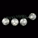 Unbranded Starlite Creations 4-Piece LED White Tinsel Wire Ornaments, 36-Light Specialty String Lights thumbnail 1
