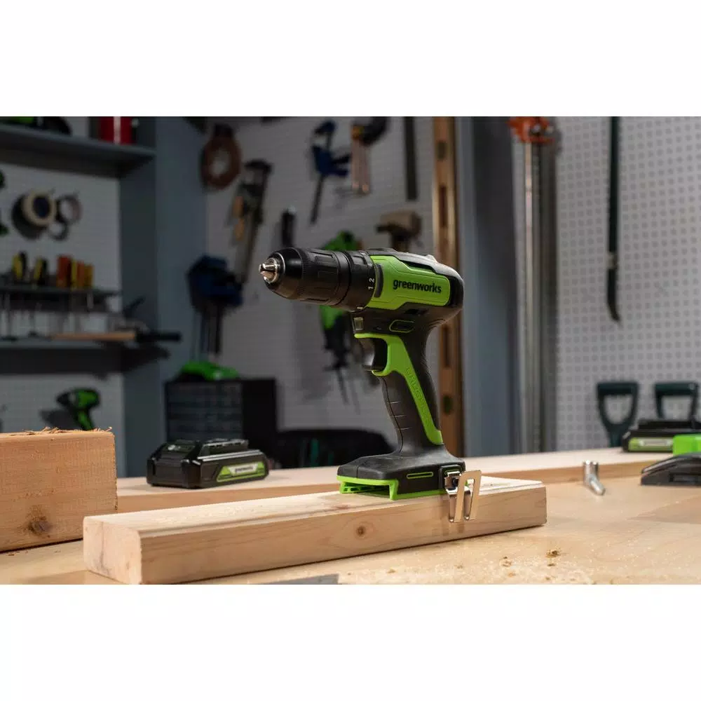 Greenworks 24V Cordless Brushless 1/2 in. Drill/Driver, Tool Only