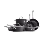 OXO Good Grips 12-Piece Hard-Anodized Aluminum Ceramic Nonstick Cookware Set, Black thumbnail 1