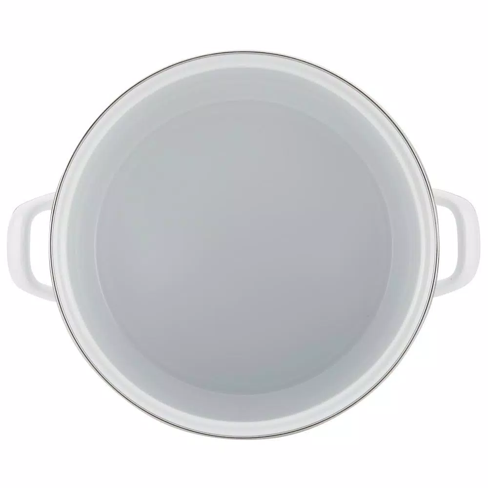 College Kitchen Collection University of Alabama Crimson Tide 12 Qt. Enamel-on-Steel Nonstick Stock Pot with Lid, Crimson