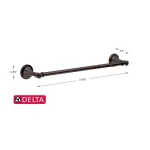 Delta Silverton 18 in. Towel Bar in Venetian Bronze thumbnail 2
