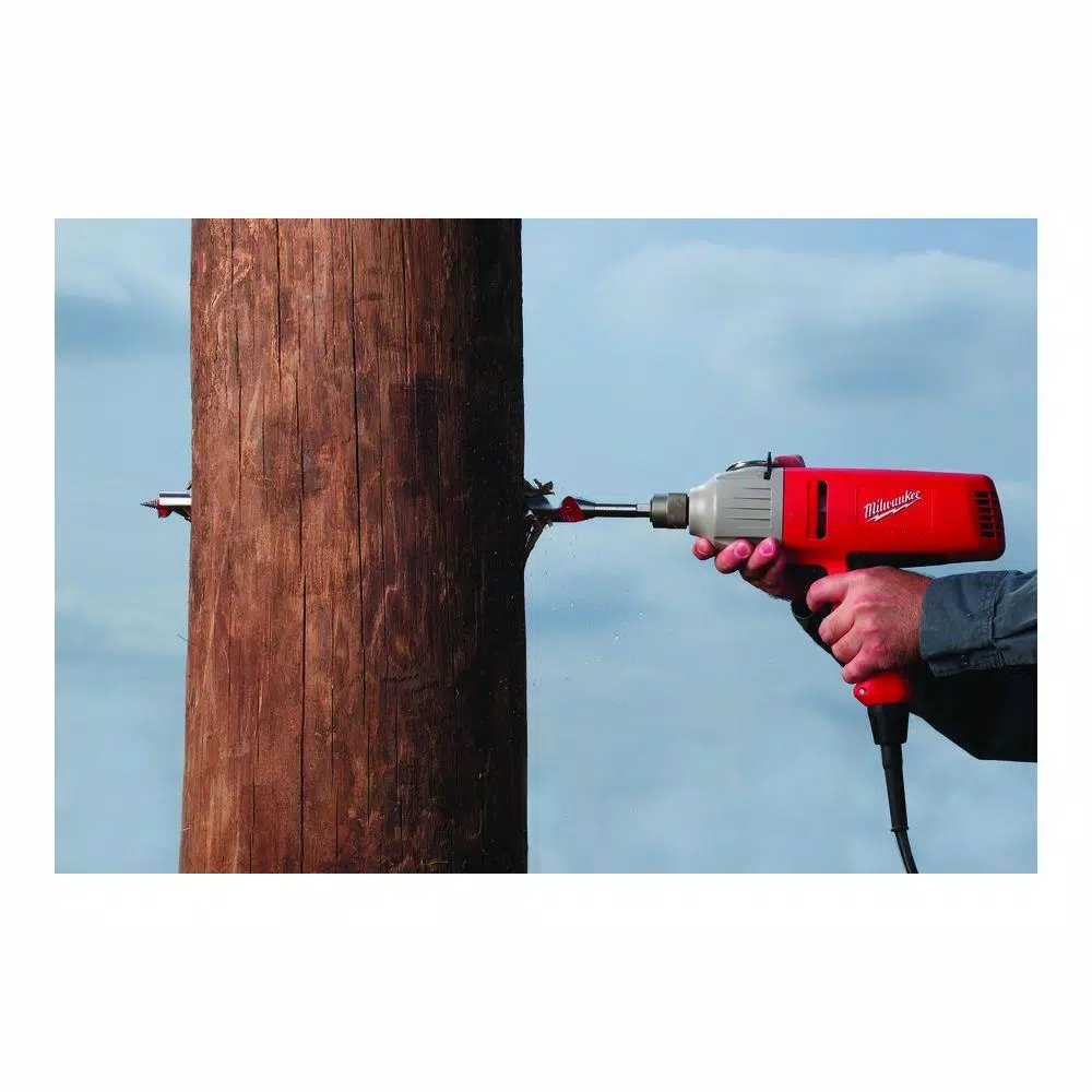 Milwaukee 1 in. x 18 in. High Speed Steel Ship Auger Bit for Wood