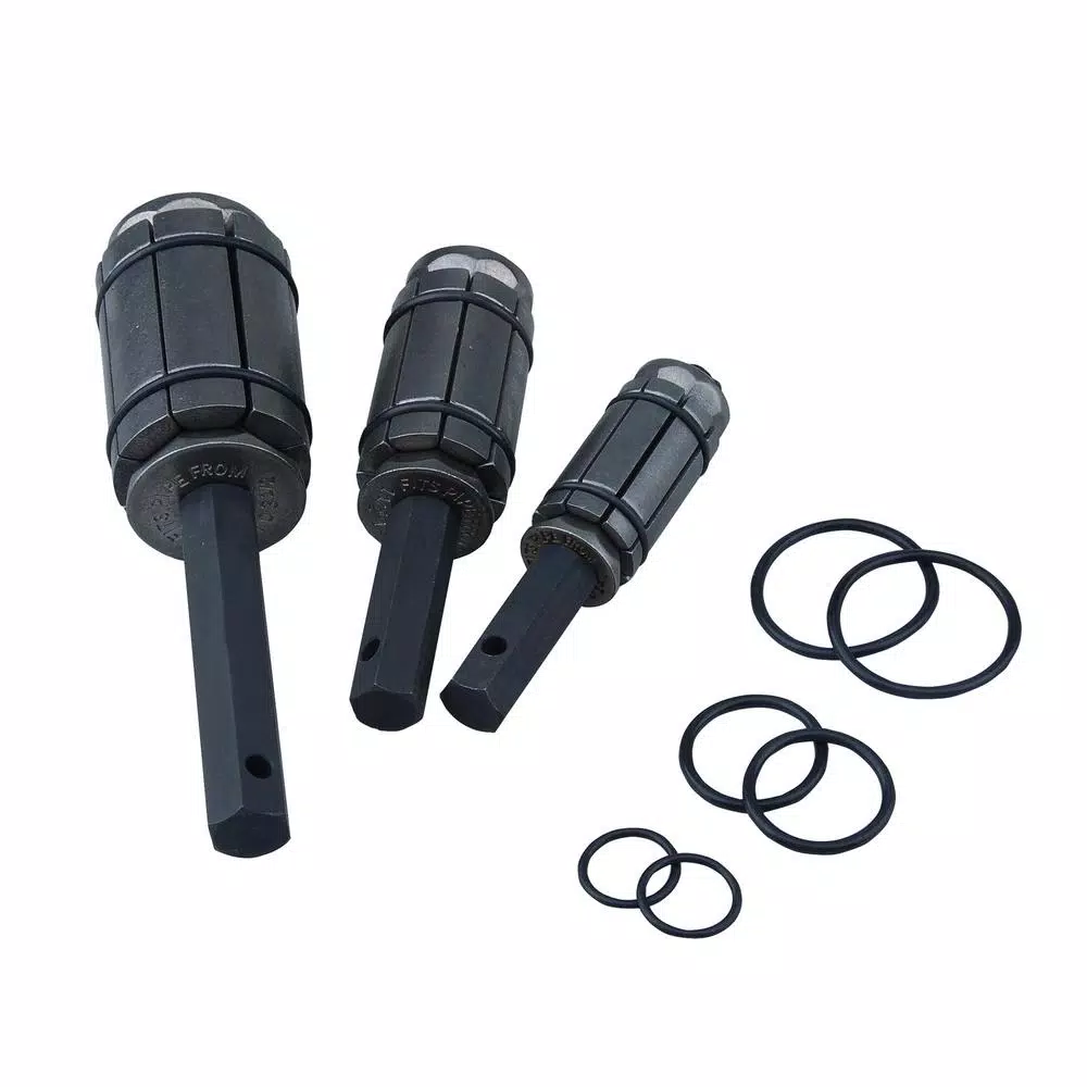 SPEEDWAY 3-Piece Exhaust Muffler Tail Pipe Expander Tool Set with Blow Mold Case
