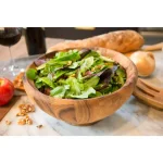 Ironwood Gourmet Large Salinas Acacia Wood Salad Bowl, 12-inch Round Serving Bowl thumbnail 5