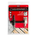 MIBRO Adjustable Circle Hole Cutter, 1 in. to 6 in. Diameter, for Wood, Plastic and Soft Metals thumbnail 2