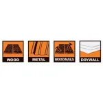RIDGID JobMax 1-1/4 in. Multi-Purpose Steel Plunge Cut Blade thumbnail 2