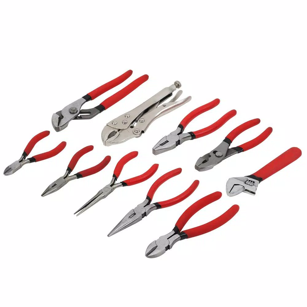 KING 10-Piece Combination Pliers and Wrench Set