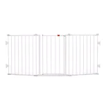 Regalo 31" Extra Wide Metal Flexi Baby Gate, Configurable Walk-Through Gate (28-76 in.) thumbnail 1