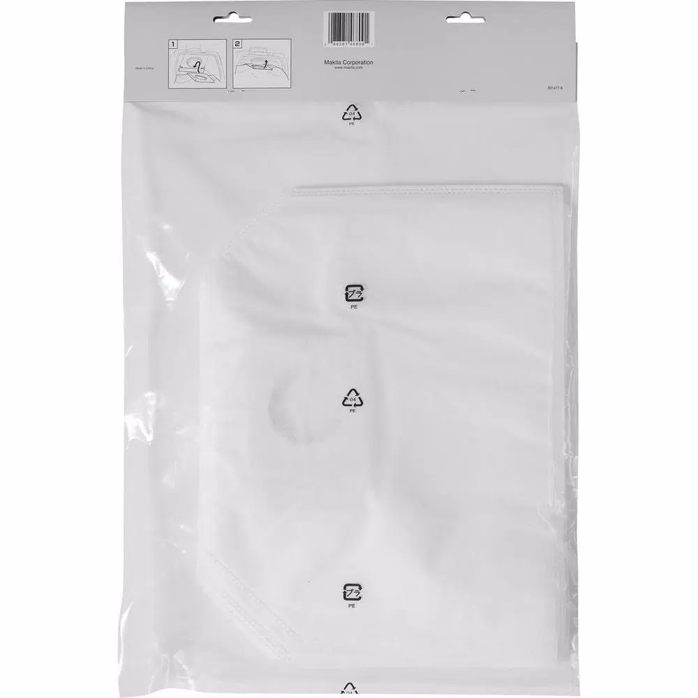 Makita 197902-0 Filter Dust Bag, 10-Pack for XCV05Z Backpack Vacuum