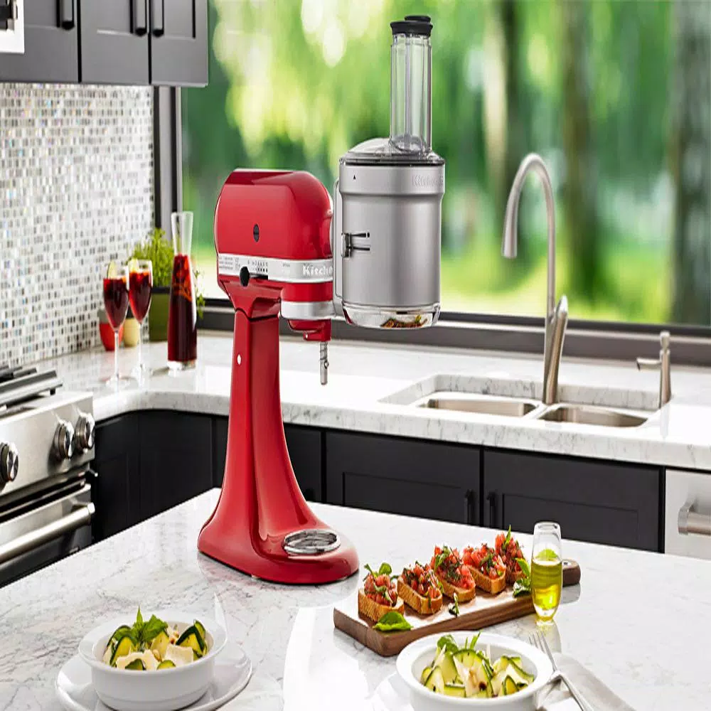 KitchenAid KSM2FPA Food Processor Attachment for Stand Mixers, Gray